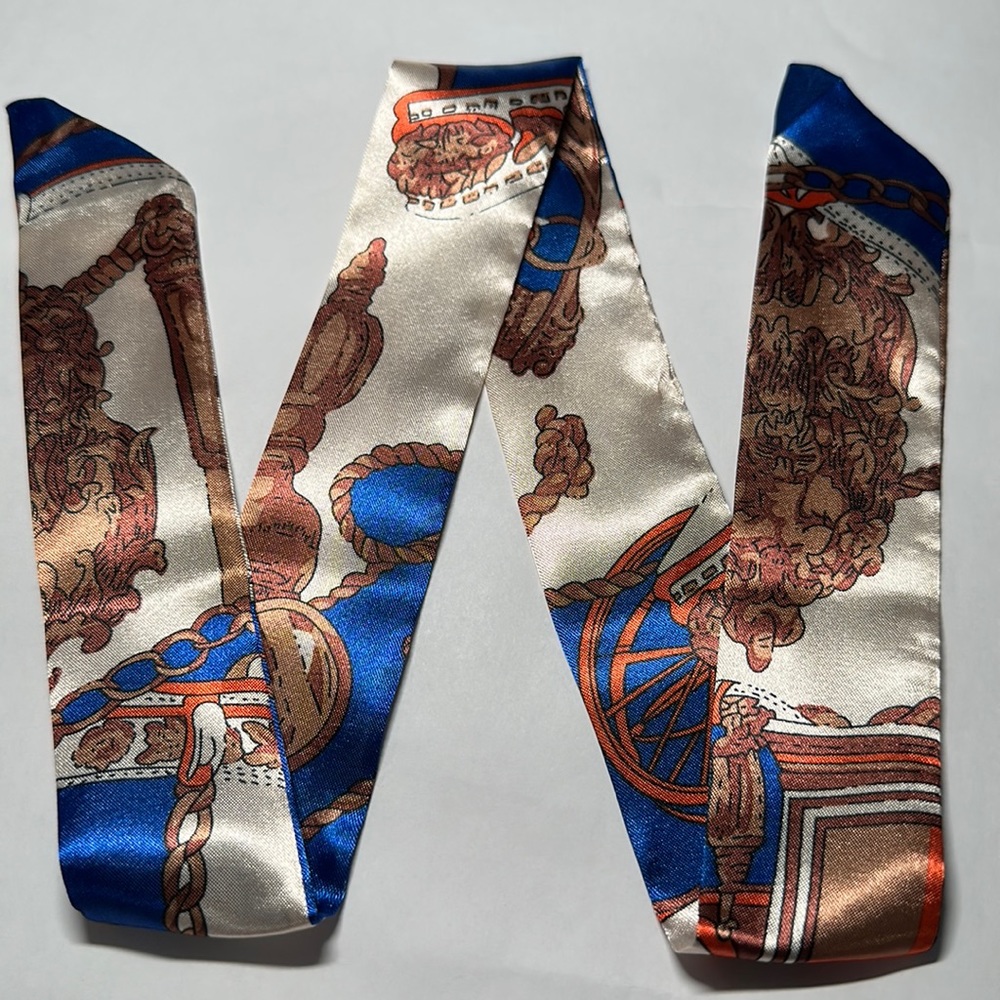 Two Thin Scarves / Hair Bands / Scarves
 - #824